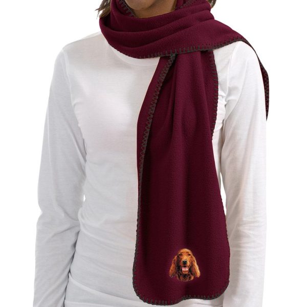 Irish Setter Embroidered Scarves For Discount - Image 3
