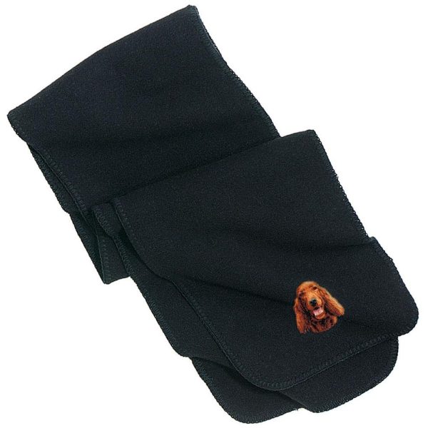 Irish Setter Embroidered Scarves For Discount